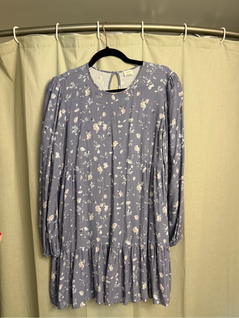 Wilfred Lavender Floral Mini Dress
